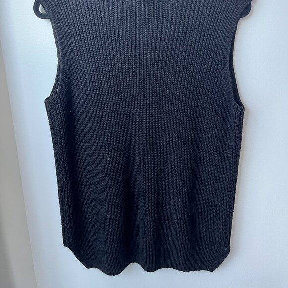 VERO MODA Black Knit Sweater Vest - Picture 3 of 3